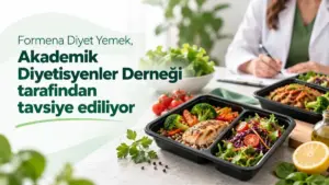 Akademik Diyetisyenler Derneği diyet yemek servisi Formena için değerlendirme belgesi düzenledi
