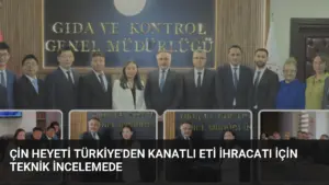 Çin Heyeti Türkiye’den Kanatlı Eti İhracatı İçin Teknik İncelemede