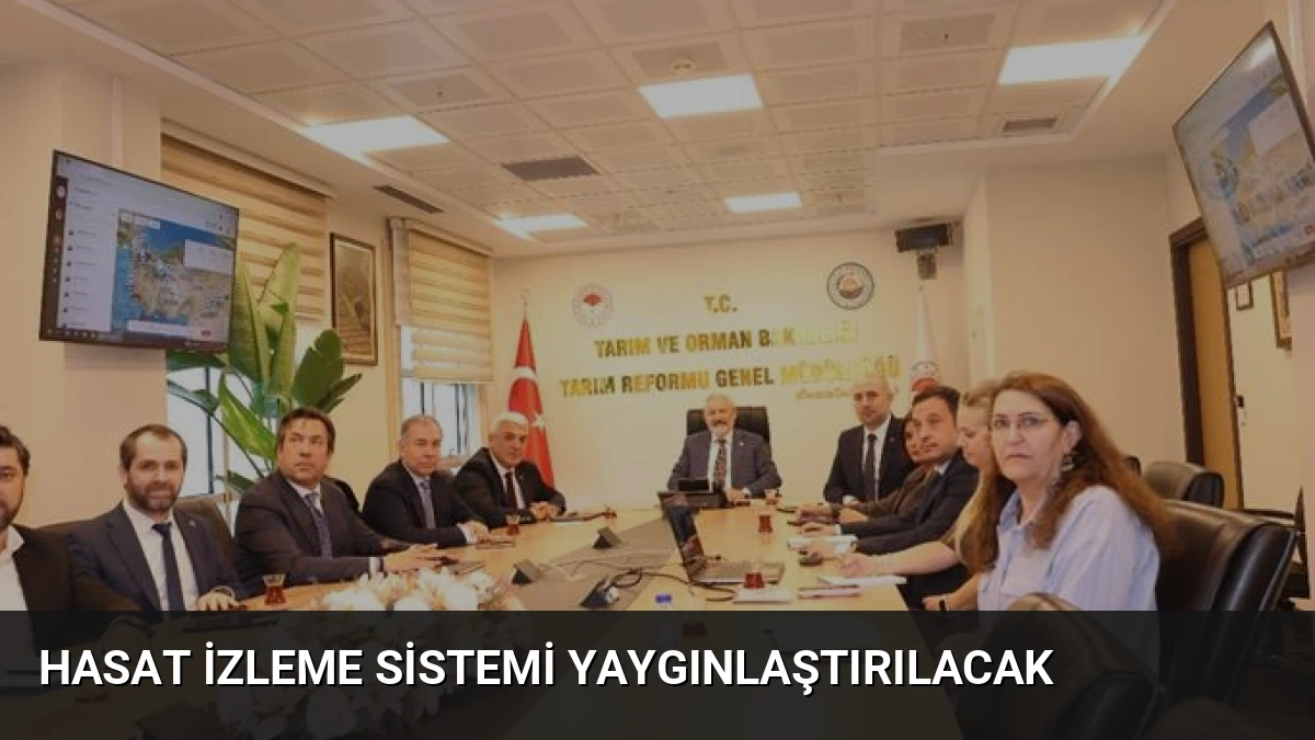 Hasat İzleme Sistemi Yaygınlaştırılacak