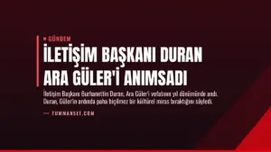 İletişim Başkanı Duran Ara Güler’i Anımsadı