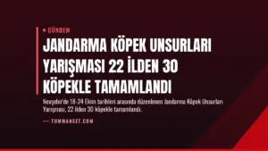 Jandarma Köpek Unsurları Yarışması 22 İlden 30 Köpekle Tamamlandı