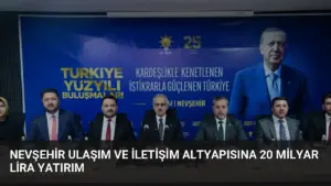 Nevşehir Ulaşım ve İletişim Altyapısına 20 Milyar Lira Yatırım
