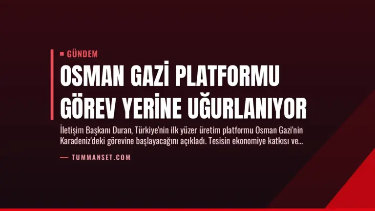 Osman Gazi Platformu Görev Yerine Uğurlanıyor