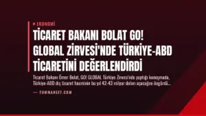 Ticaret Bakanı Bolat GO! GLOBAL Zirvesi’nde Türkiye-ABD Ticaretini Değerlendirdi