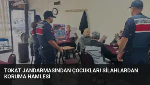 Tokat Jandarmasından Çocukları Silahlardan Koruma Hamlesi