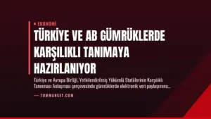 Türkiye ve AB Gümrüklerde Karşılıklı Tanımaya Hazırlanıyor