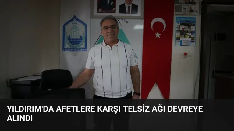 Yıldırım'da Afetlere Karşı Telsiz Ağı Devreye Alındı